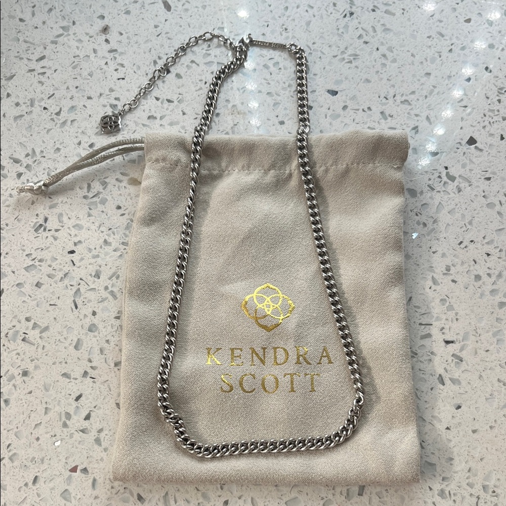 Kendra Scott Silver Chain Necklace